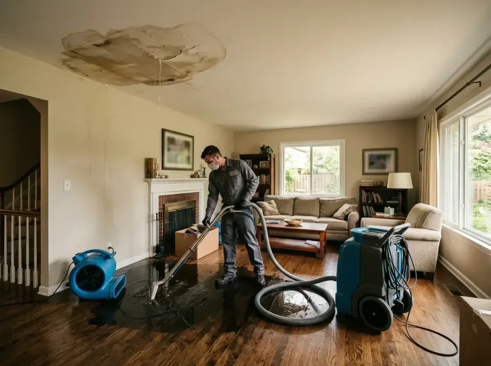 attic-pipe-burst-ceiling-drip-008 — frequently asked questions, Water Damage Restoration & Carpet Care in Sturgeon Bay, WI